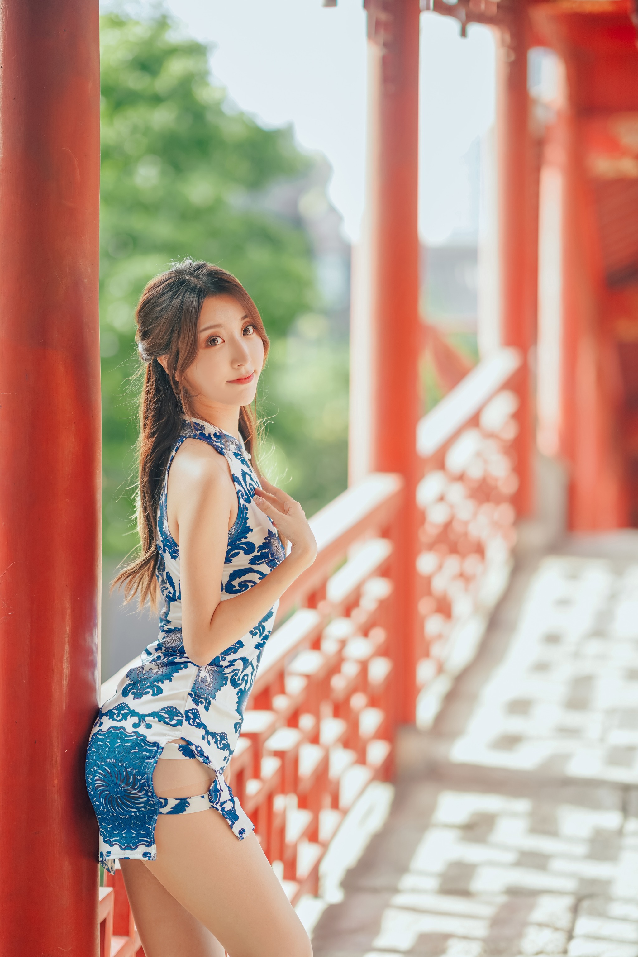 图片[1]-黑川 – NO.077 青花旗袍[33P]-XikXak